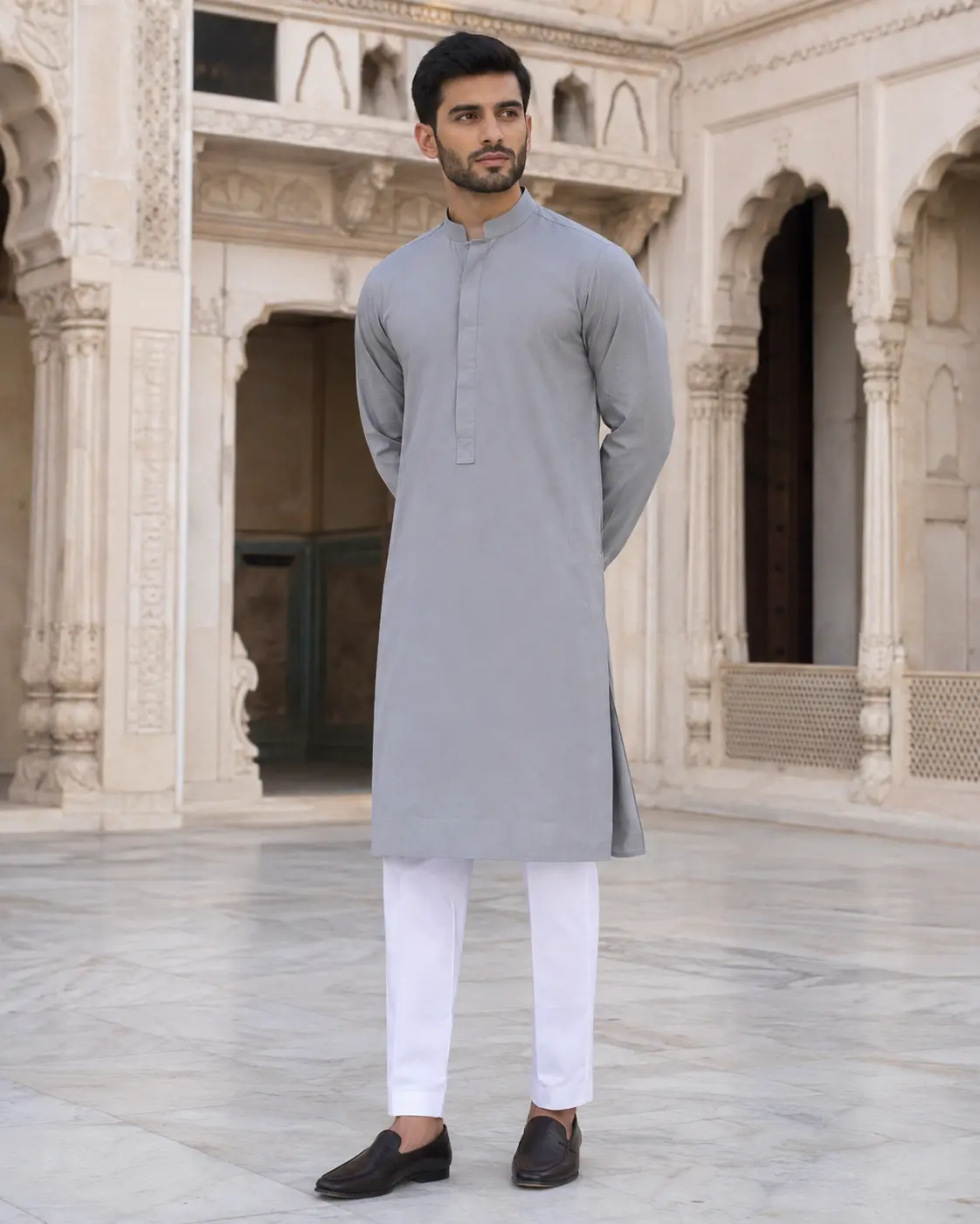 Hasan stone kurta set